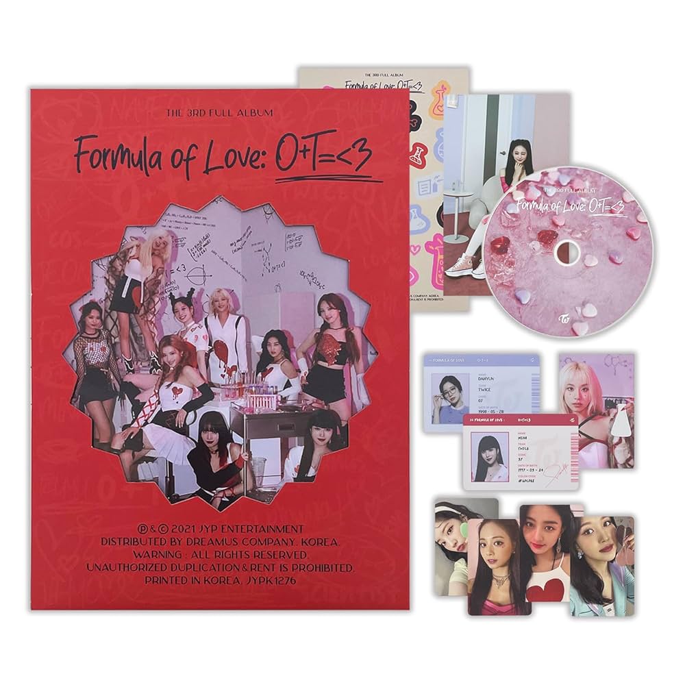 Amazon.com: TWICE - THE 3RD ALBUM [Formula of Love: O+T=< 3